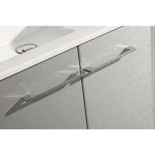 Load image into Gallery viewer, ANNECY 24&quot; SINGLE, BRUSHED ALUMINUM, TWO DOORS, BATHROOM VANITY
