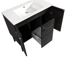 Load image into Gallery viewer, ANNECY 36&quot; SINGLE, BLACK WALNUT, TWO DOORS, ONE DRAWER, BATHROOM VANITY

