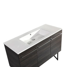 Load image into Gallery viewer, ANNECY 48&quot; SINGLE, BLACK WALNUT, TWO DOORS, ONE DRAWER, BATHROOM VANITY
